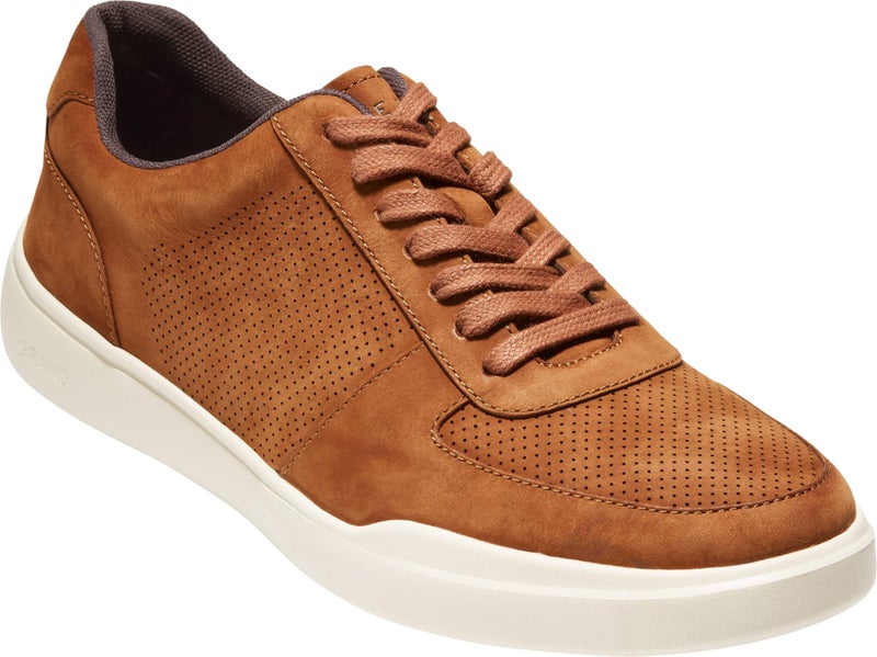 Cole HAAN Mens Grand Crosscourt Modern Perforated Sneaker, British TAN, 13-M US - Image 4